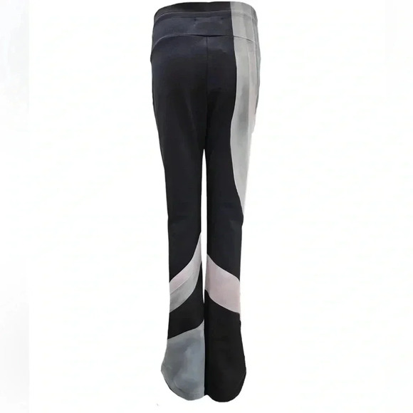 DESIGNING HOLLYWOOD X MADISON MAISON BLACK PAINTED FLARE YOGA Pants SWEATPANT XS - Picture 2 of 8